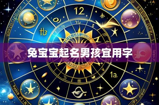 兔宝宝起名男孩宜用字