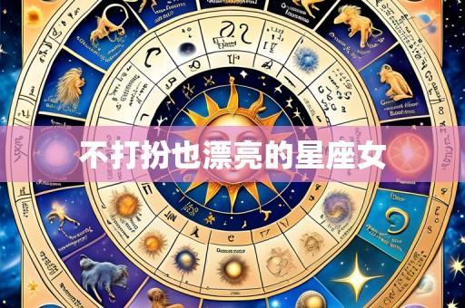 不打扮也漂亮的星座女