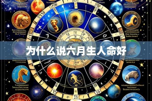 为什么说六月生人命好