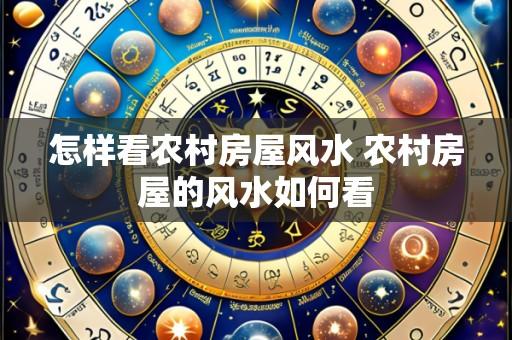 怎样看农村房屋风水 农村房屋的风水如何看