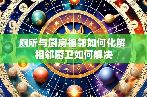 厕所与厨房相邻如何化解 相邻厨卫如何解决