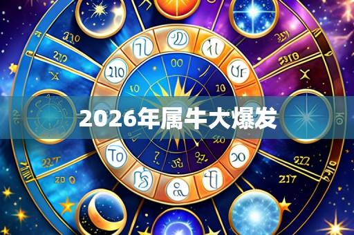 2026年属牛大爆发