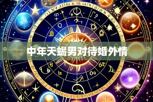 中年天蝎男对待婚外情