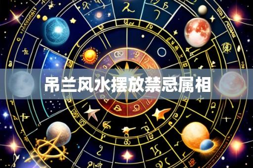 吊兰风水摆放禁忌属相