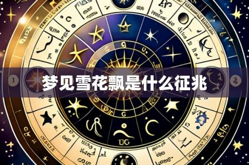 梦见雪花飘是什么征兆