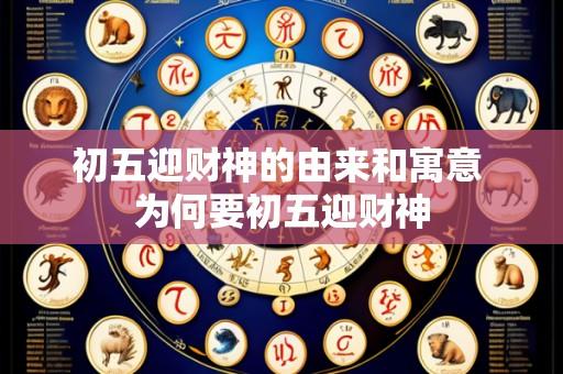 初五迎财神的由来和寓意 为何要初五迎财神