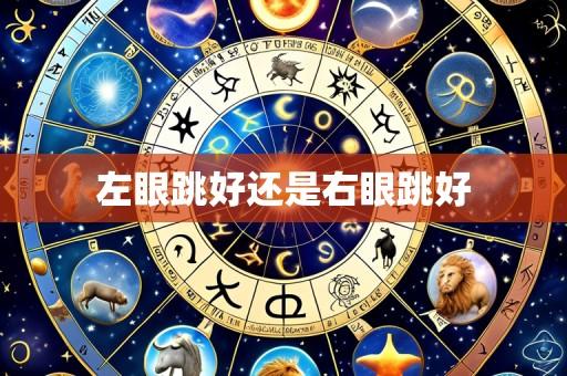 左眼跳好还是右眼跳好