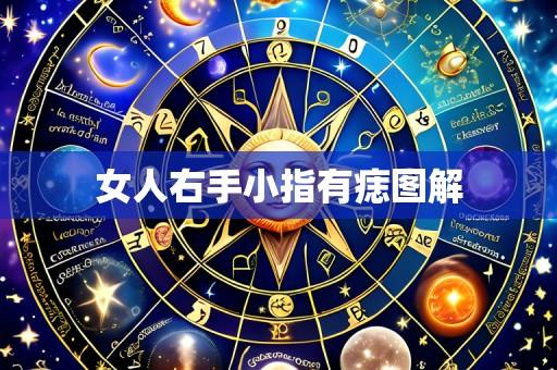 女人右手小指有痣图解