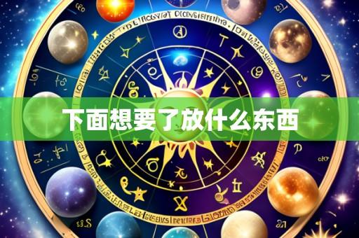 下面想要了放什么东西