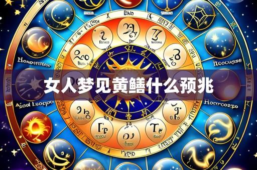女人梦见黄鳝什么预兆