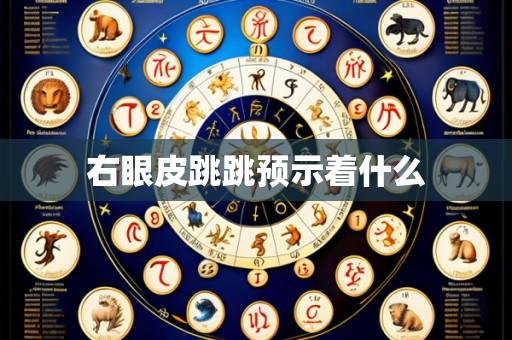 右眼皮跳跳预示着什么
