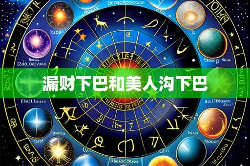 漏财下巴和美人沟下巴
