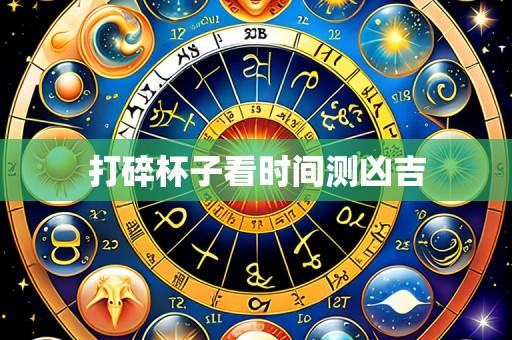 打碎杯子看时间测凶吉