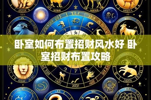 卧室如何布置招财风水好 卧室招财布置攻略
