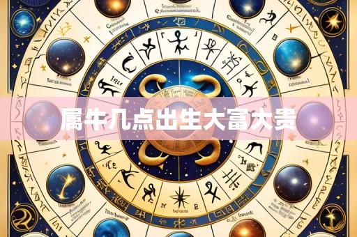 属牛几点出生大富大贵