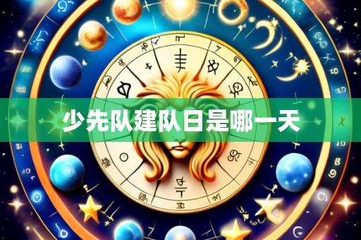 少先队建队日是哪一天