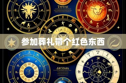 参加葬礼带个红色东西