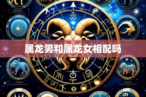 属龙男和属龙女相配吗