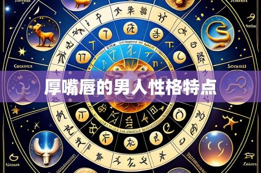 厚嘴唇的男人性格特点