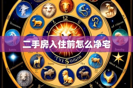 二手房入住前怎么净宅