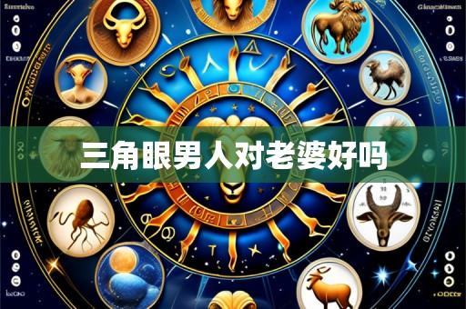 三角眼男人对老婆好吗