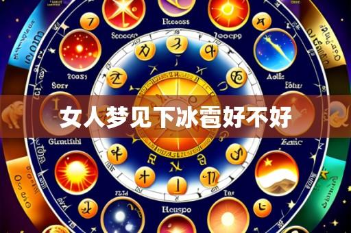女人梦见下冰雹好不好
