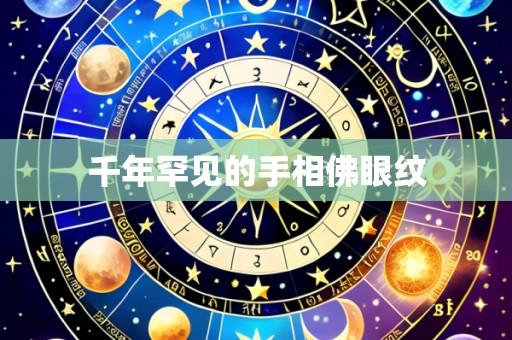千年罕见的手相佛眼纹