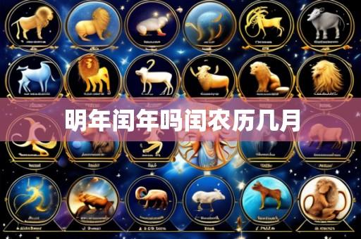 明年闰年吗闰农历几月