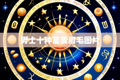 男士十种富贵眉毛图片