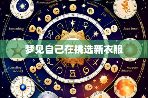 梦见自己在挑选新衣服
