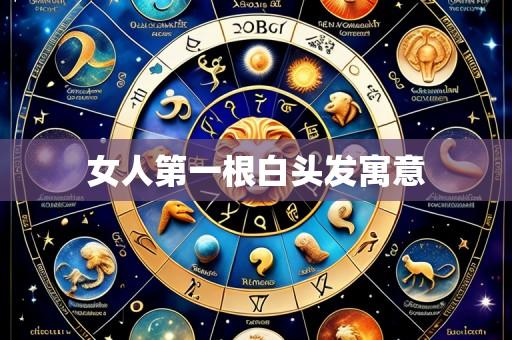 女人第一根白头发寓意