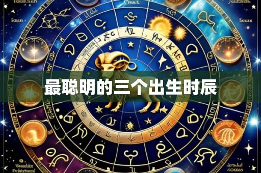 最聪明的三个出生时辰
