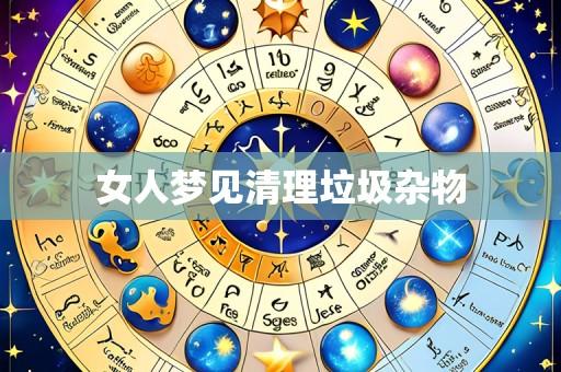 女人梦见清理垃圾杂物