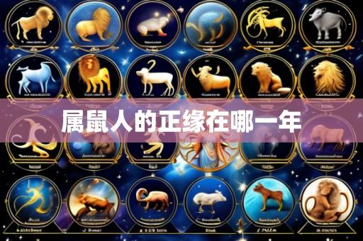 属鼠人的正缘在哪一年