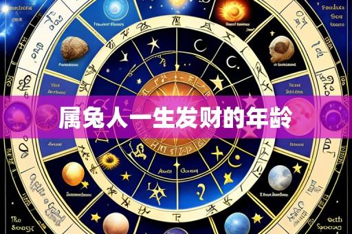 属兔人一生发财的年龄