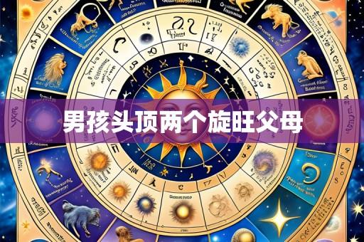 男孩头顶两个旋旺父母