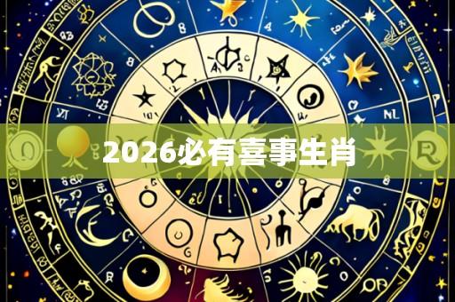2026必有喜事生肖
