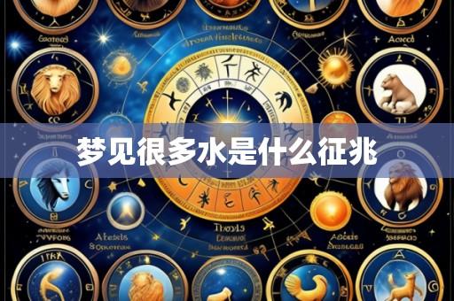 梦见很多水是什么征兆