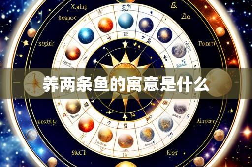 养两条鱼的寓意是什么
