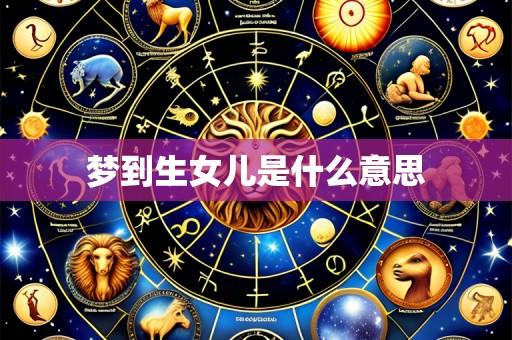 梦到生女儿是什么意思