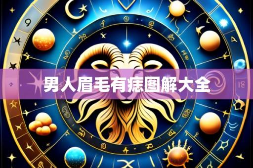 男人眉毛有痣图解大全
