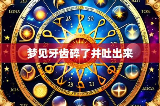 梦见牙齿碎了并吐出来