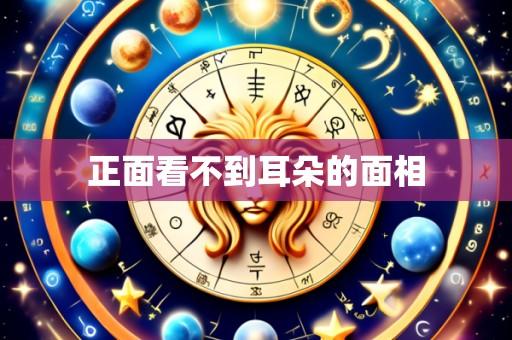 正面看不到耳朵的面相