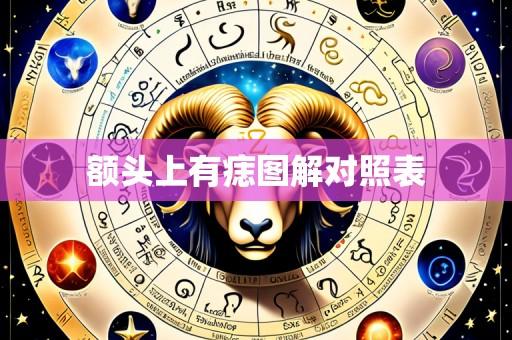 额头上有痣图解对照表