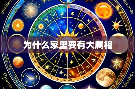 为什么家里要有大属相