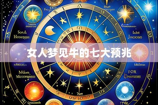 女人梦见牛的七大预兆