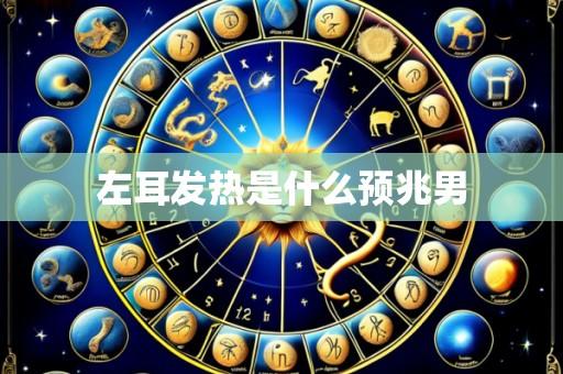 左耳发热是什么预兆男