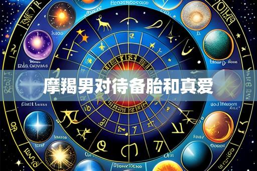 摩羯男对待备胎和真爱
