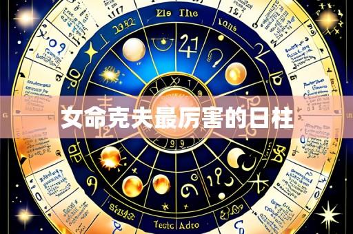 女命克夫最厉害的日柱