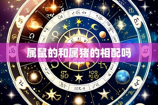 属鼠的和属猪的相配吗